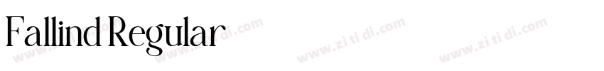 Fallind Regular字体转换 Fallind Regular字体转换